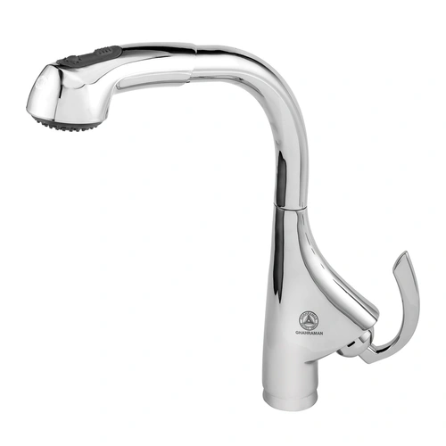 شیرآشپزخانه شلنگدار شیرآلات بهداشتی قهرمان مدل سبلان