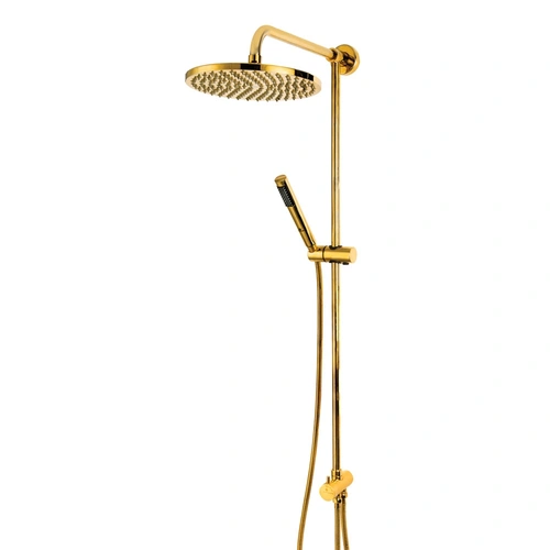 علم دوش حمام شیرآلات بهداشتی قهرمان مدل پارسه طلایی